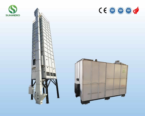 120トン/バッチの殻バーナーが付いている理性的な米のドライヤー5.5kW